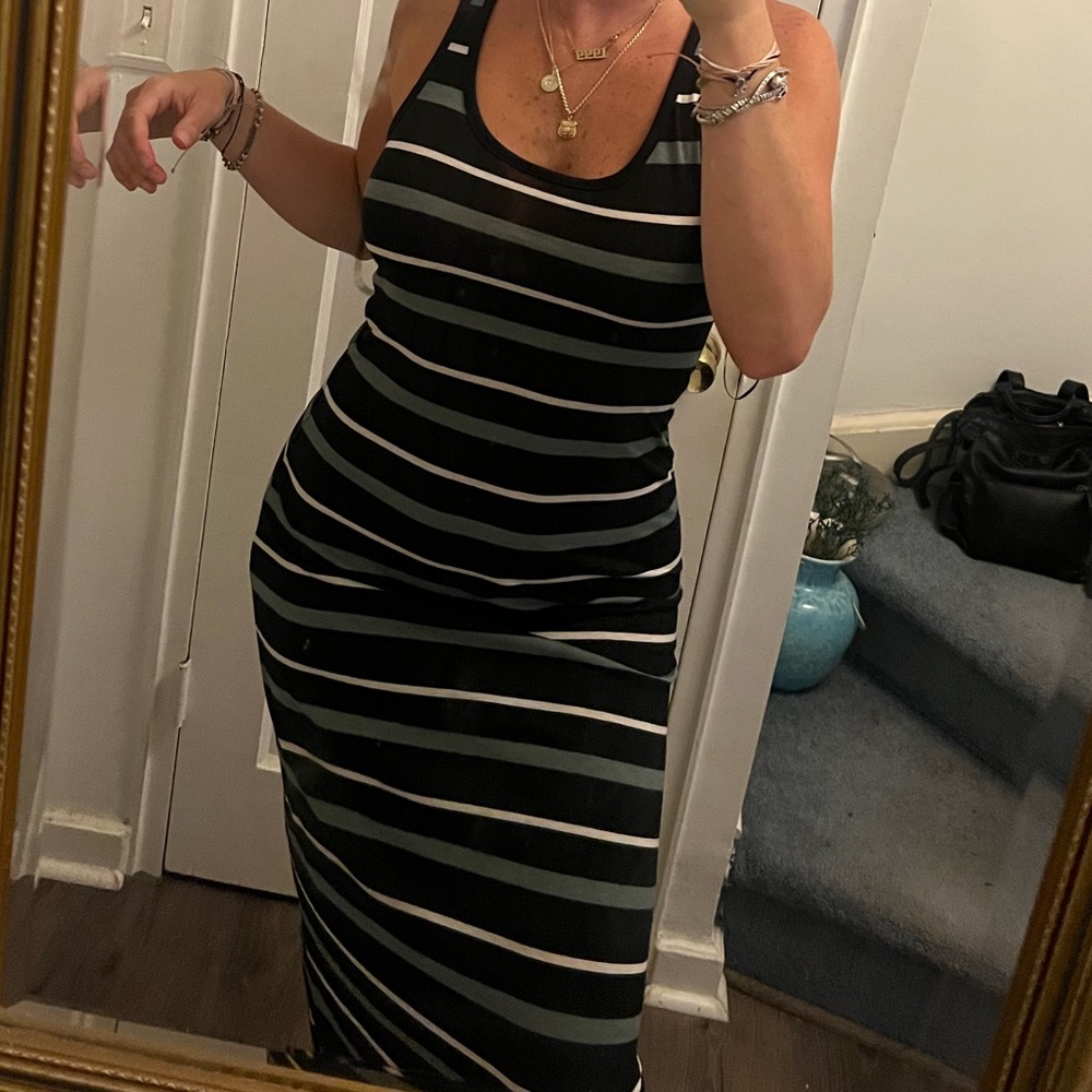 SUPER CUTE STRIPE SUN DRESS
